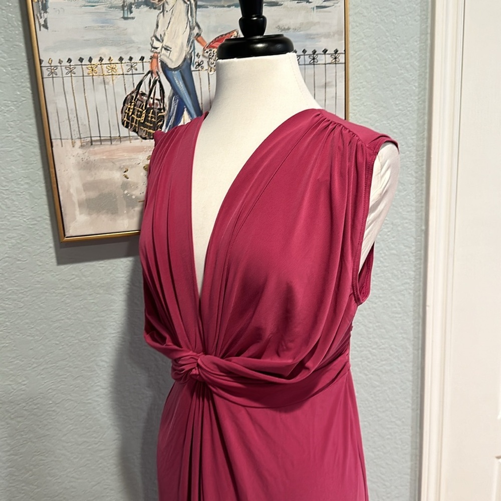 Love Squared • Berry Color Maxi Dress • Sz 2X • NWT! - Picture 3 of 15